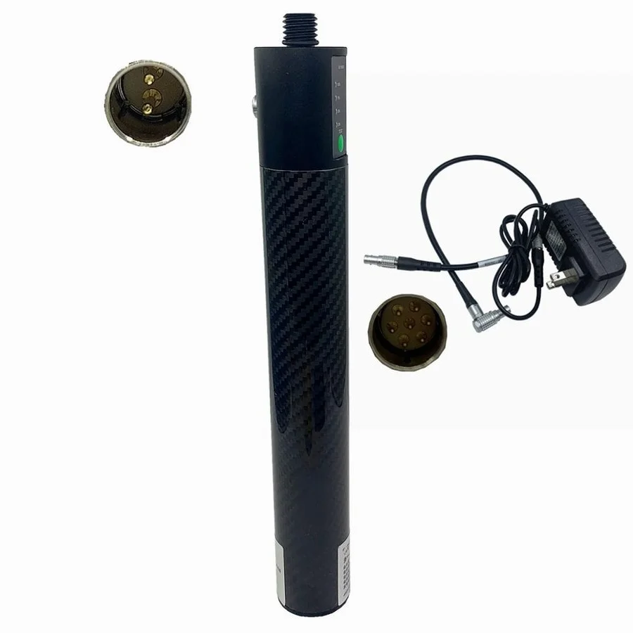 

12V 10000mAh GPS External Pole Battery for Leica SOUTH HI-TARGET TOPCON TRIMBLE CHCNAV Unistrong GPS RTK