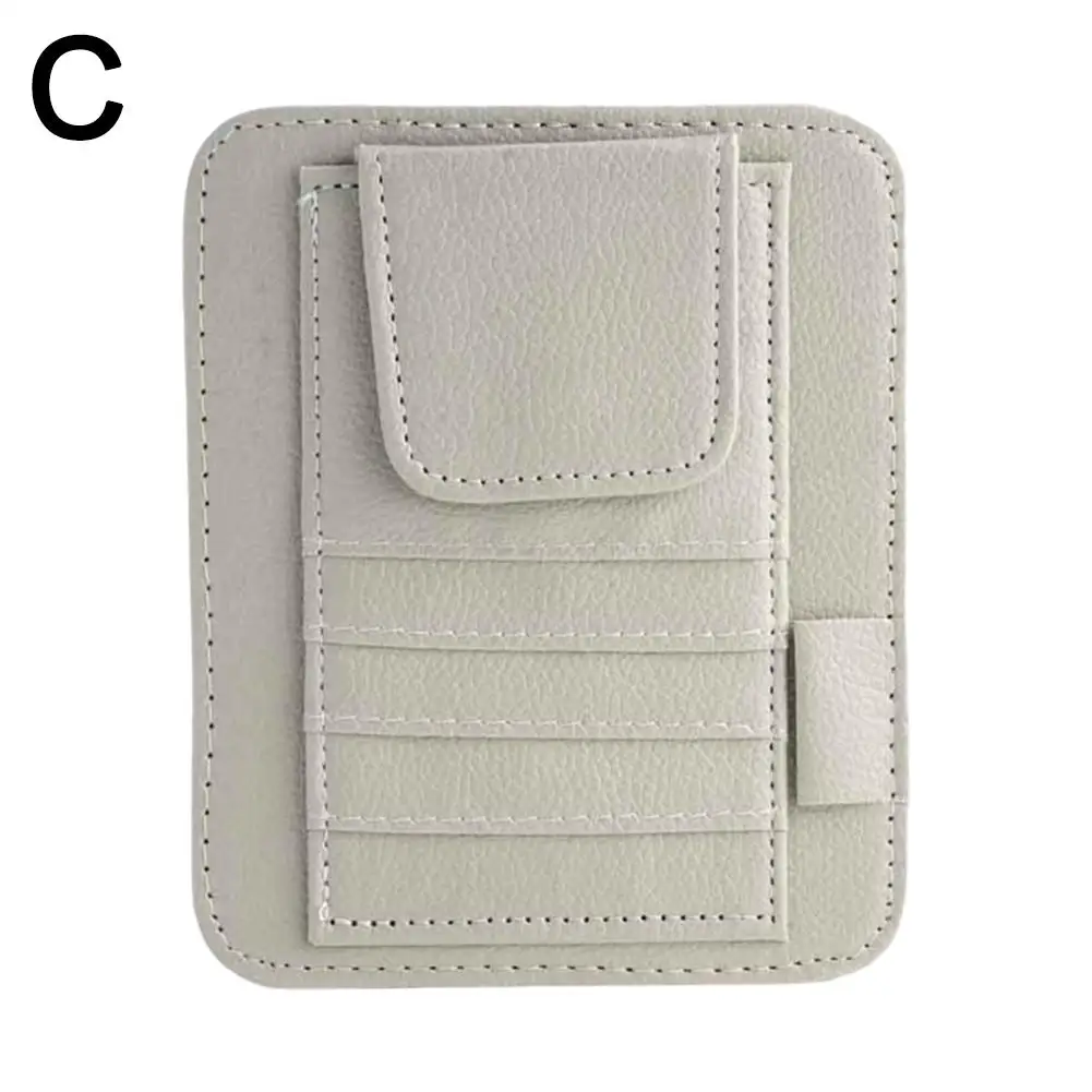 

Органайзер-солнцезащитный Козырек Для Автомобиля: Многофункциональная Карманная Сумка Для Хранения Карт И Очков