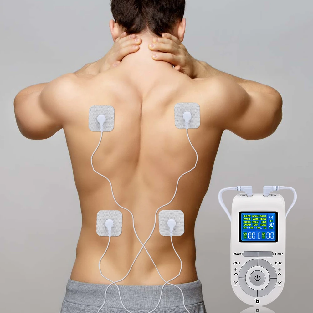 

Electric EMS Tens Muscle Stimulator Electro Treatment Digital Therapy Herald Massage Tool Low Physiotherapy Electrostimulator 4