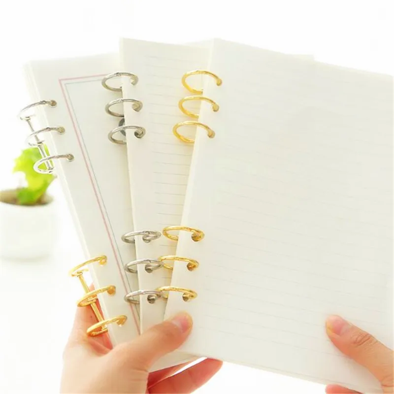 

3 Ring Loose-leaf Ring Binding Ring for Notebook Album Scrapbook Clips Metal Ring Binder Calendar Circle Stationery