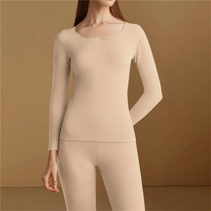 

Women'S Thermal Underwear Men Winter Clothes Seamless Thick Double Layer Warm Lingerie Women Thermal Clothing Set Woman 2 Pieces