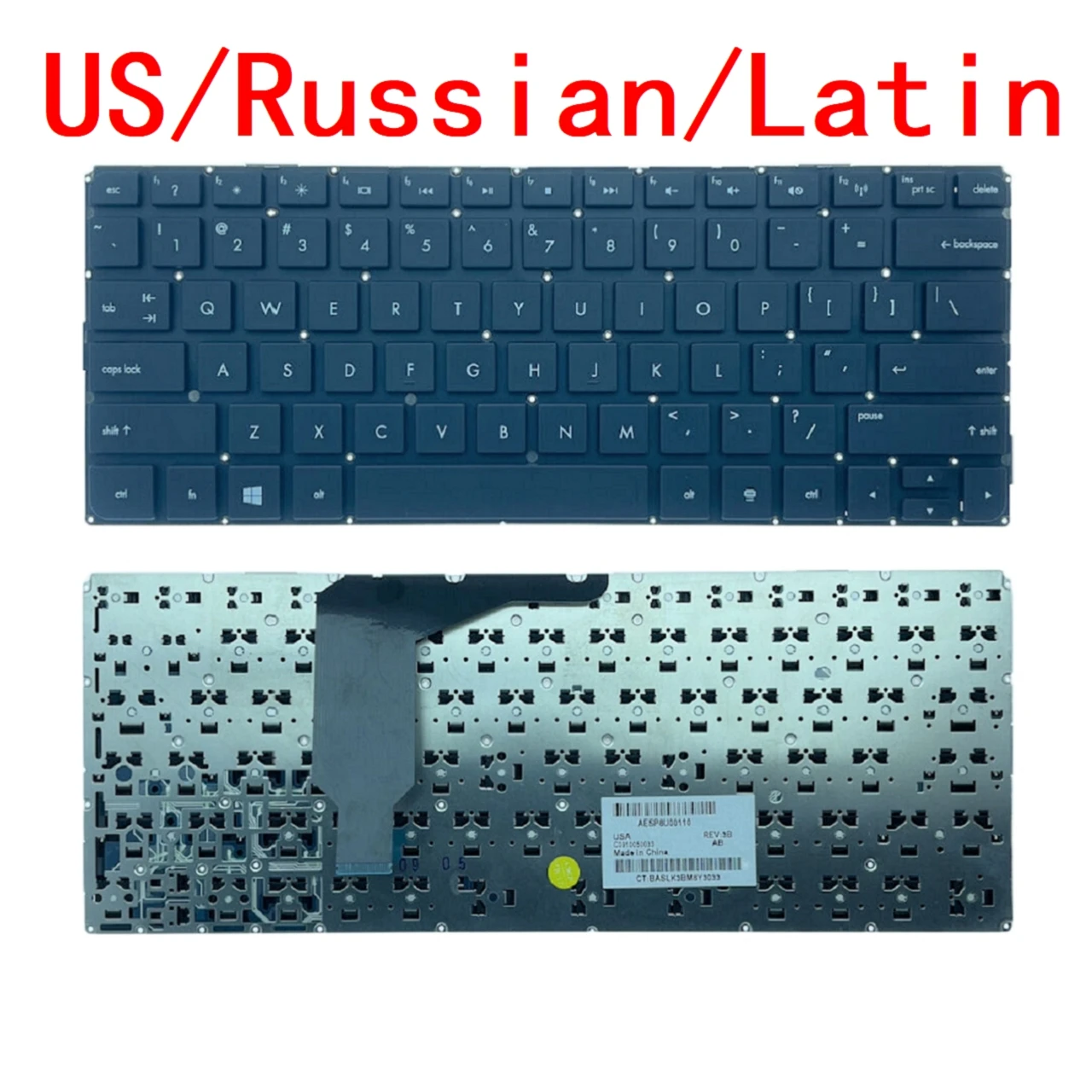 

Клавиатура для ноутбука HP 13 (Envy 13 -1000), русская и английская раскладка
