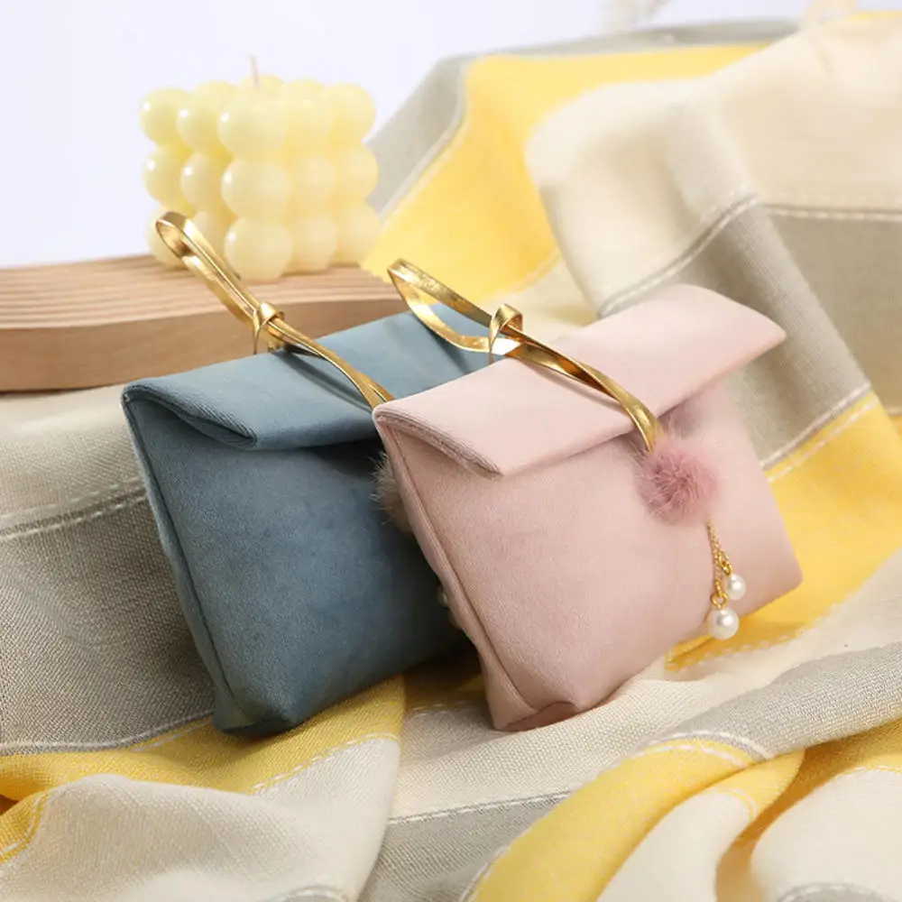 Роскошный бархатный Подарочный пакет с жемчужинами 1 шт. Рождественский день