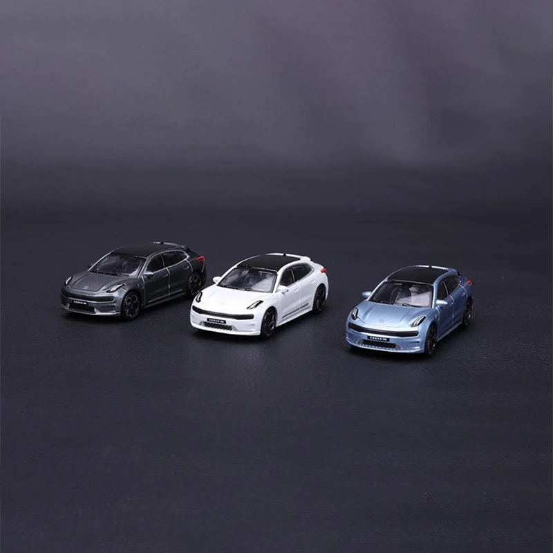 1:64 ZEEKR 001 ZEEKR 009 модель автомобиля ZEEKER 001 Модель автомобиля из металлического сплава игрушечный автомобиль для детей Подарки Коллекционная витрина