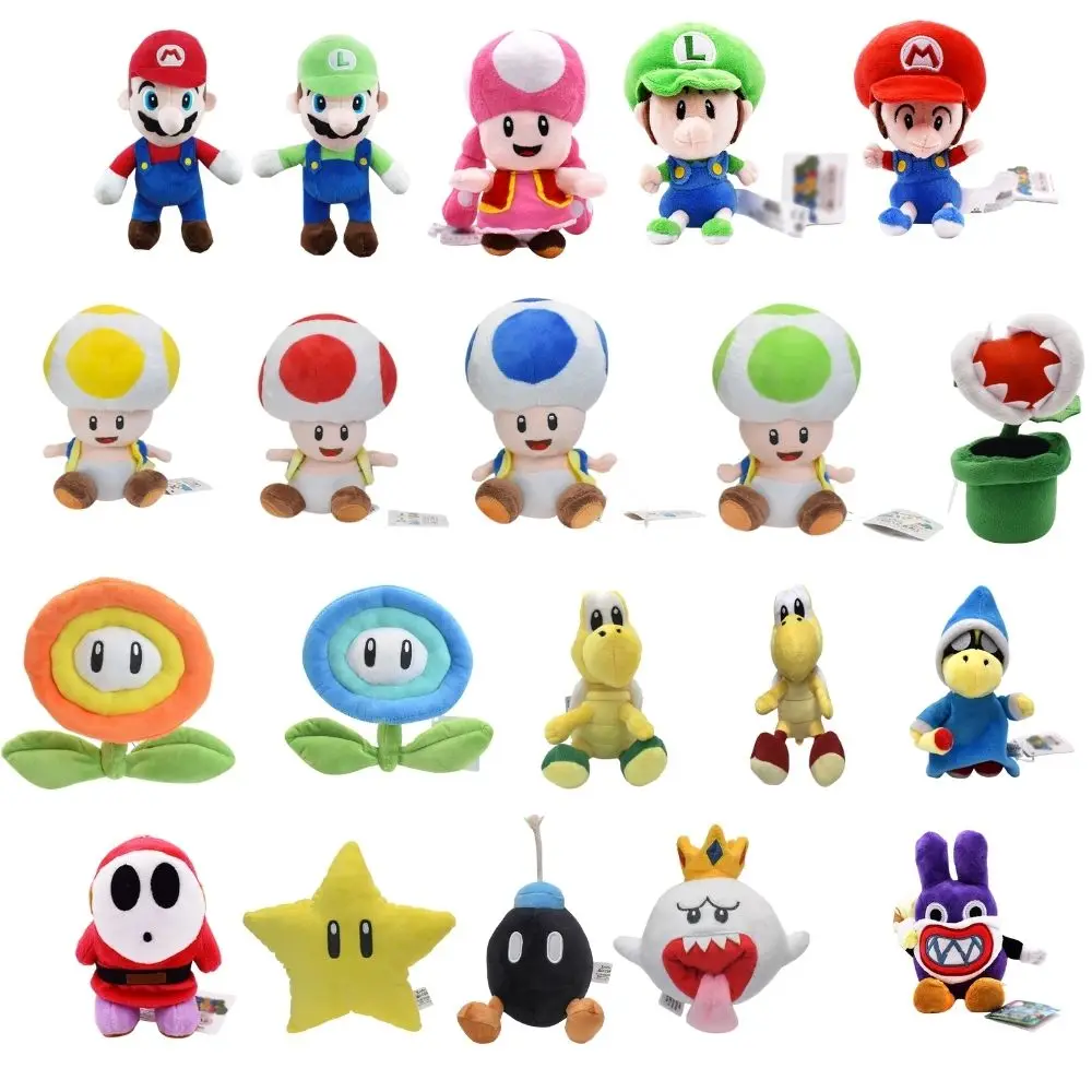 

New Super Mario Bros Plush Toys Game Captain Toad Banktoad Mailtoad Luigi Plush Doll Pendant Toys Stuffed Dolls Kids Xmas Gifts