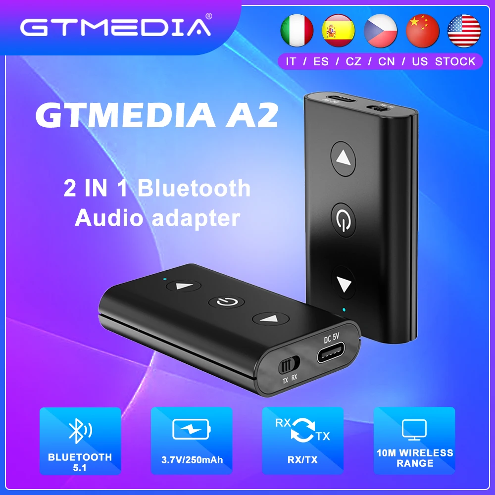 

2 в 1, Bluetooth 5,1, аккумулятор 250 мАч