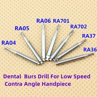 5pcspack dental tungsten steel carbide burs drill for low speed contra angle handpiece dia 2 35mm dentist tools instrument
