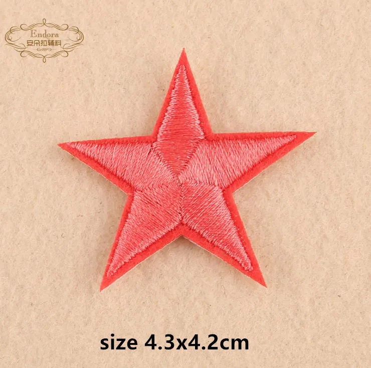 10 шт. вышитые нашивки со звездами значки с утюгом на мультяшном мотиве аппликация