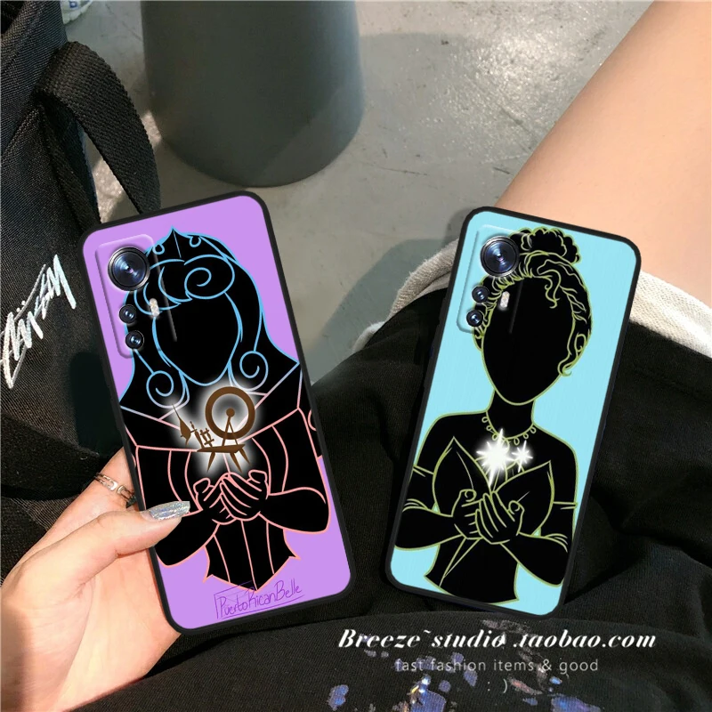 Чехол для телефона Pretty princess Xiaomi Mi A1(5X) A2(6X) A3(CC9E) Play Mix 3 8 9 9T Note 10 Lite Pro SE черный