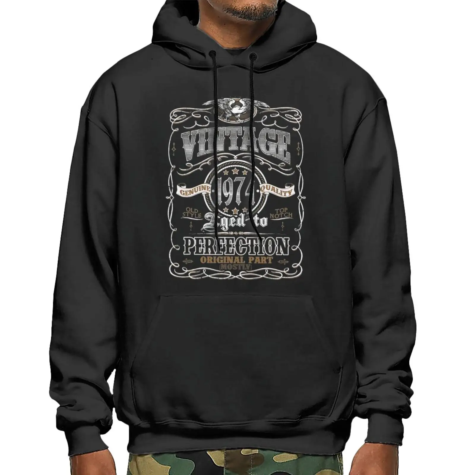 

47Th Birthday 1974 Birthday Gifts 47 Hoodie Oversize Clothes Men Sweatshirt With Hood Anime Hoodies Man Sweatshirts Zip Hoodie