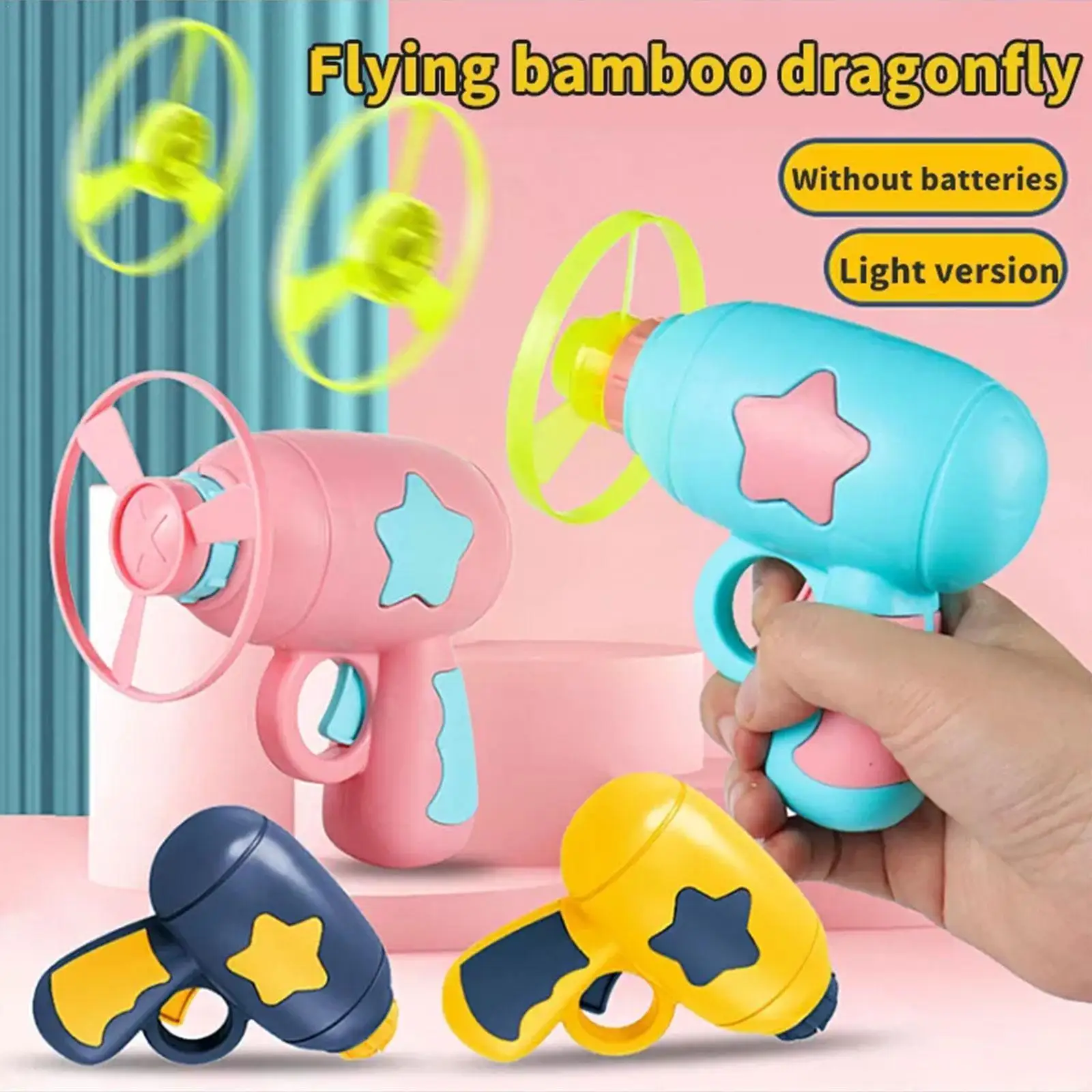 

Cats Interactive Toys Flying Saucer Gun Luminous Flying Disc Discs Exercise Training Cats Dragonfly Play Pet Dogs Toys Bamb G5Z7