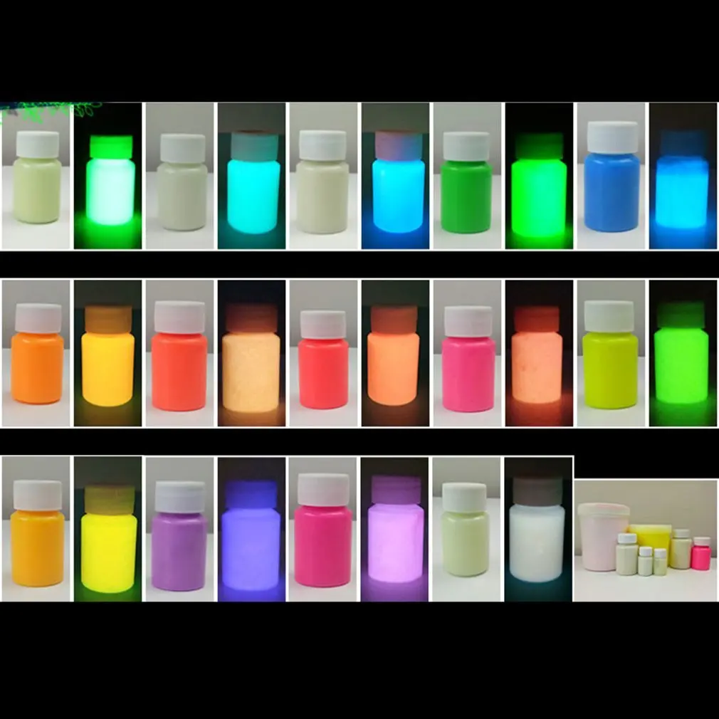 

High-gloss Luminous Paint Waterproof Long-lasting Fluorescent Liquid Luminous Powder Pocket, Multi Tools