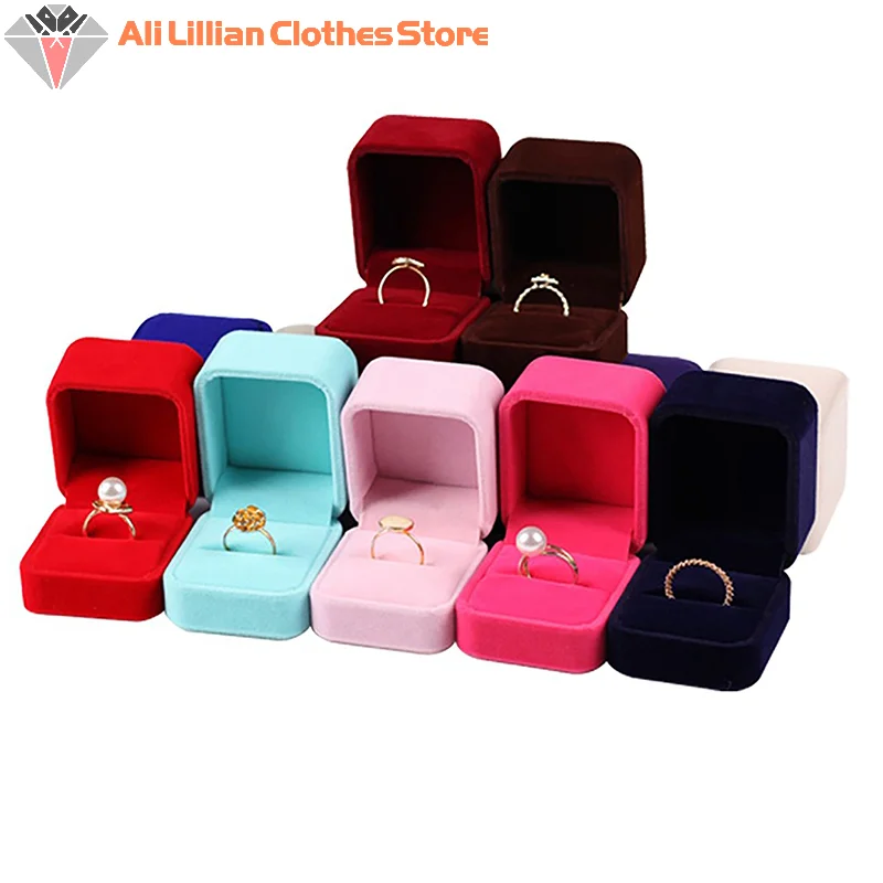 Шкатулка Для Колец В Форме Сердца Хранения Ювелирных Изделий Обручальных