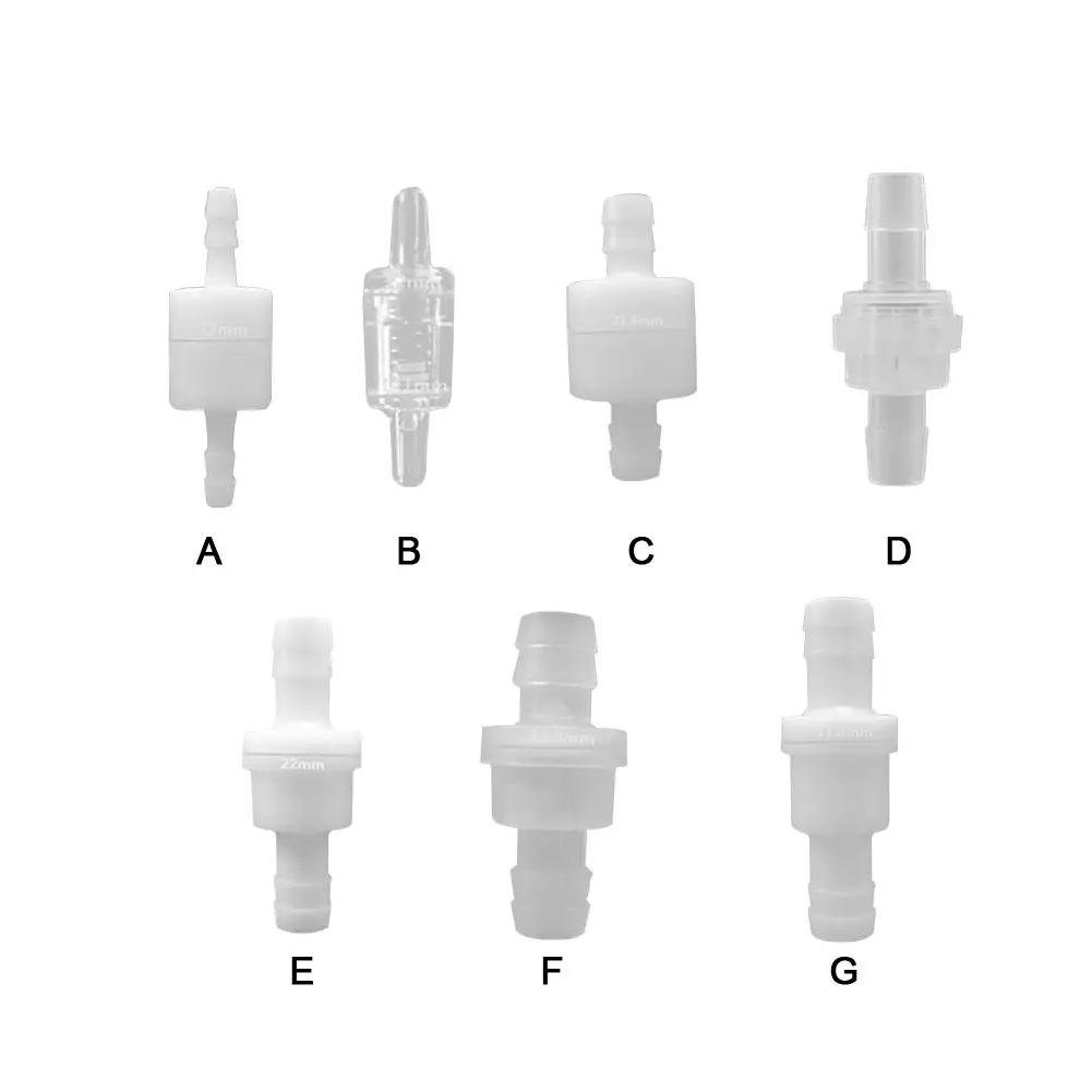 

Portable Lightweight In Line One Way Auto Agriculture Home Plumbing PP Practical Gas Liquid DIY Spring Check Valve Leakproof