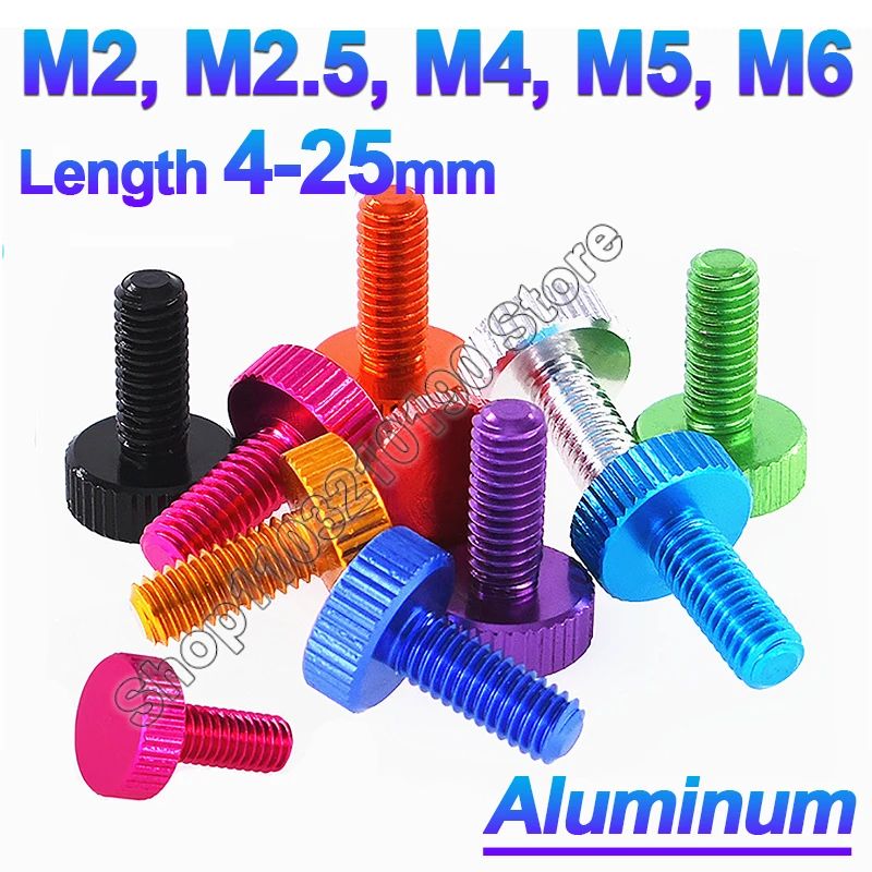 

GooBetter цветные алюминиевые винты M2-M6 4-25мм