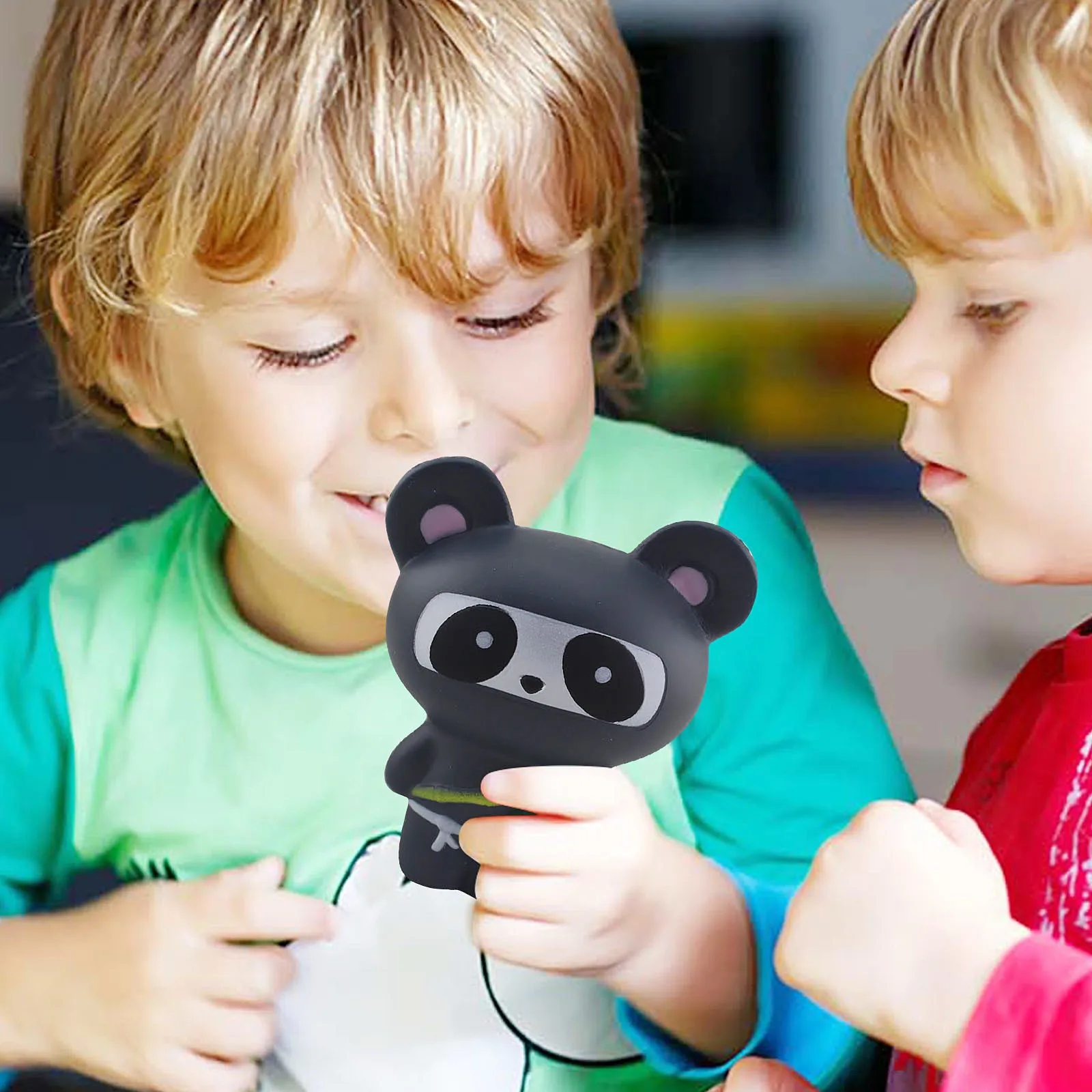 

PU- Bread Cake Squishy- Slow Rebound- Cartoon Panda- Fox- Model Decompression Toy Simulated Interesting Toys For Children