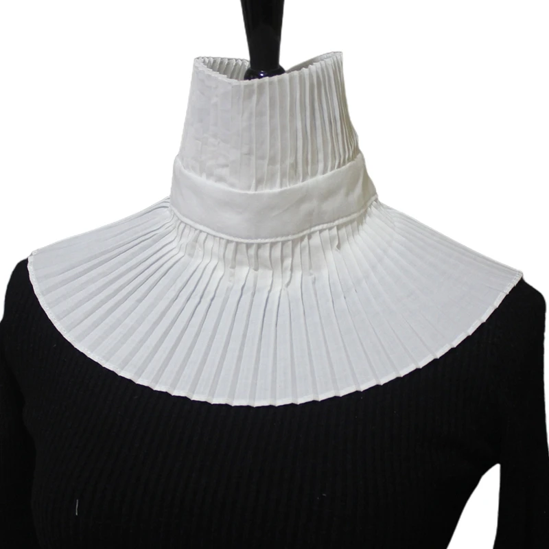 

Retro Shawl Fake Collar Detachable False Collars Lapel Top Blouse Wrap Decor