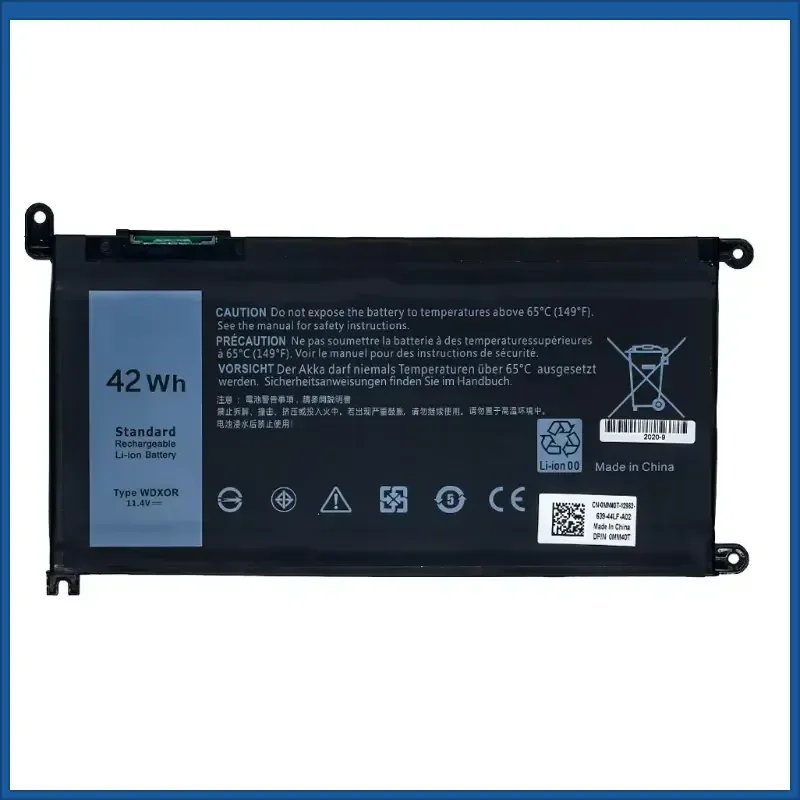 Фото Аккумулятор 11.4V 3500mAh WDX0R для Dell Inspiron 13 5000 5368 5378 7368 7378 14 7000 7560 7460 5468 15 7560 5538 5567 5568 P61F T2JX4 №5