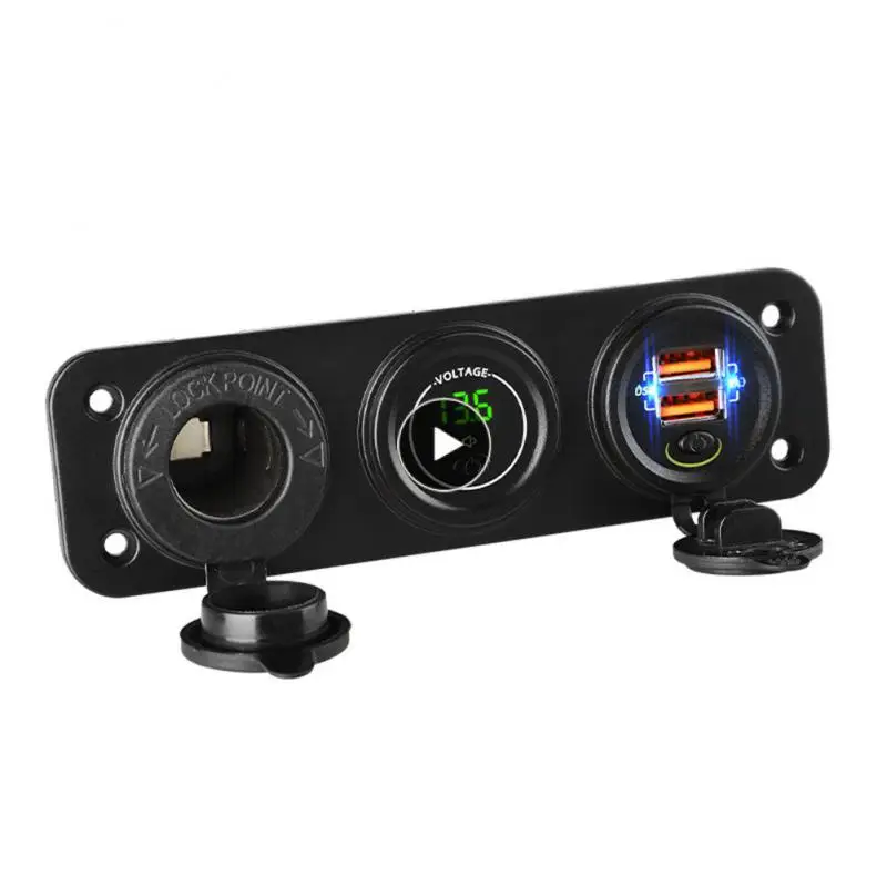 

Fast Charging Practical Car Phone Charger Multifunctional Cigarette Lighter Durable Phone Adapter Car Supplies 40w Multi-port
