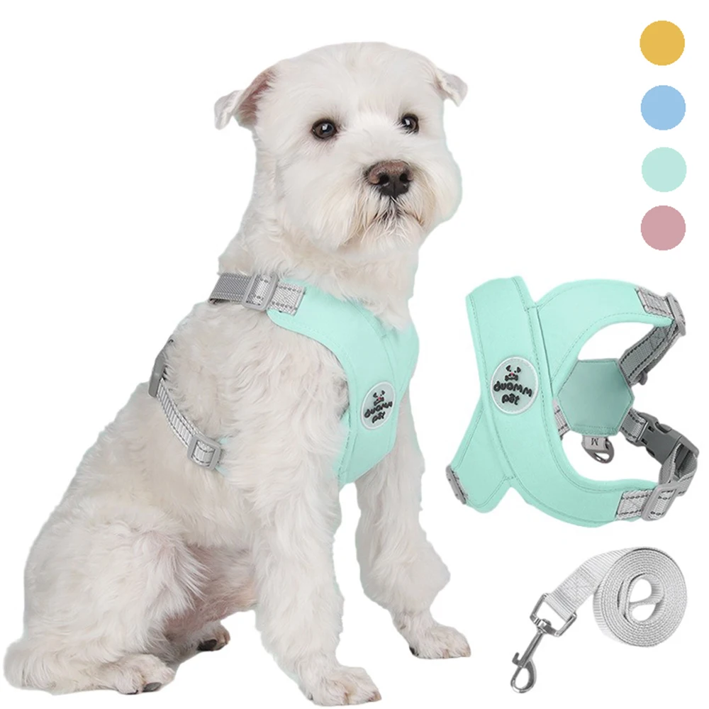 

2023 X Shaped Pet Harness Vest and Leash Set Reflective Puppy Cat Harness for Small Meidum Dogs Outdoor Walking Chest Straps