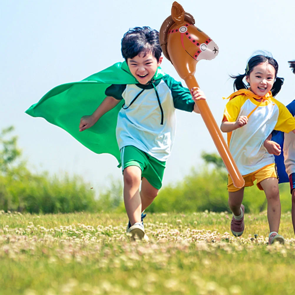 2 шт. надувная палочка с головой лошади украшение для Хэллоуина пиньята