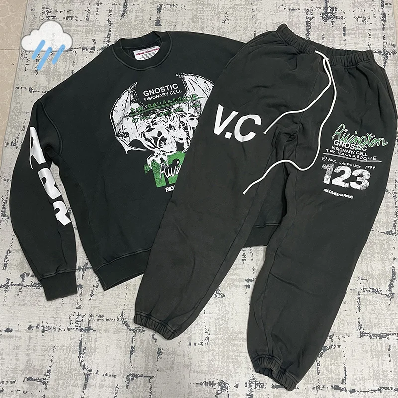 Осень-зима лучшее качество хлопковые толстовки с графическим принтом RRR123