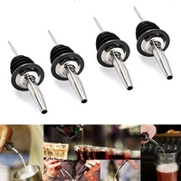 13pcs barware liquor spirit dispenser bottle cap wine pourer stainless steel spout stopper