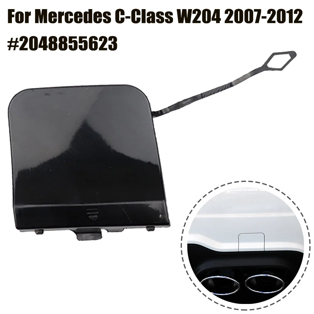 

Rear Bumper Trailer Cover For Mercedes C-Class W204 2007-2012 Tow Hook Eye Cover Trim Trailer Cover Cap A2048855623