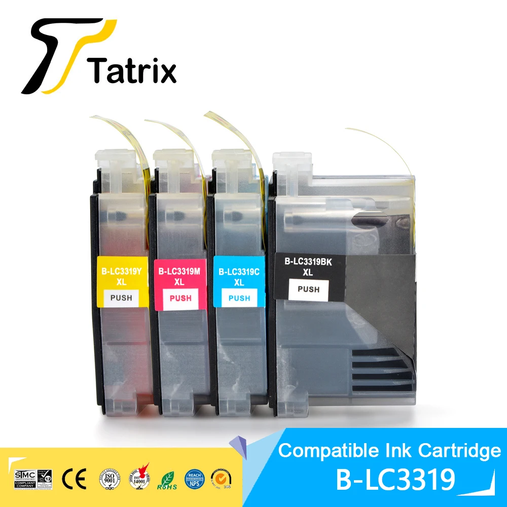 Совместимый чернильный картридж Tatrix LC3319XL LC3319 для Brother MFC-J5330DW/MFC-J5730DW/MFC-J6530DW/MFC-J6730DW