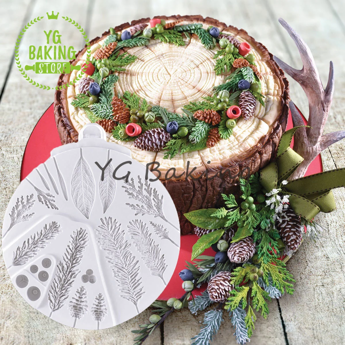 

Dorica New Arrival Leaf Fondant Cake Silicone Mold Cake Decorating Tools Kitchen Sugarcraft Accessories Baking Mould