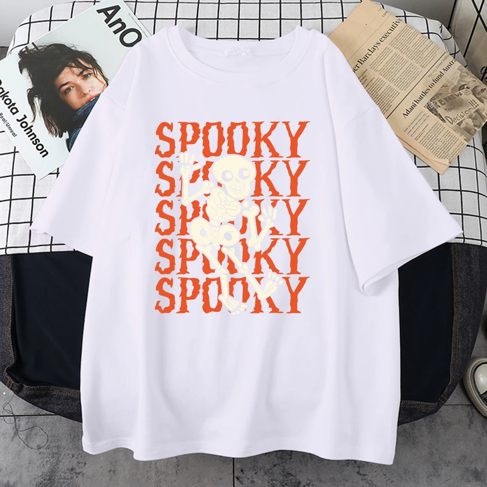 

Skull Dance Like Spooky Men T Shirts Simplicity Kawaii Short Sleeve Hip Hop Gothic Clothing Korean Fashion Tee Shirts Male