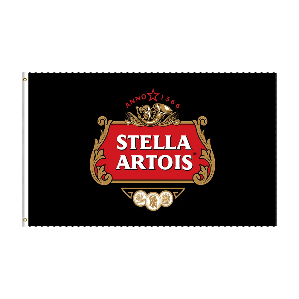 

3x5Ft Stella Artoiss Flag Beer Printed Banner For Decor 1