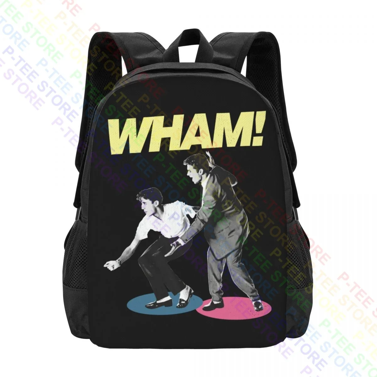Wham George Michael Jitterbug Dance Pop Music Ridgeley Tour MerchРюкзак Большая вместительная тренировочная