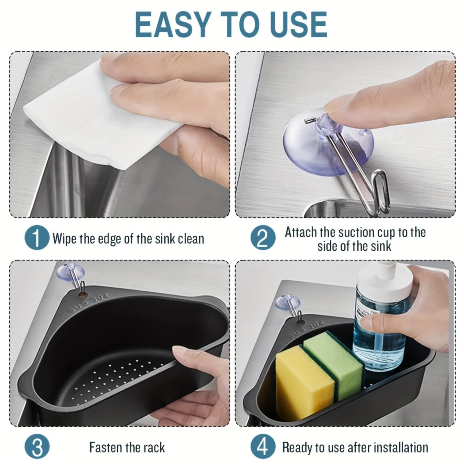 Треугольная раковина сетчатая корзина сливная из нержавеющей стали 304 с