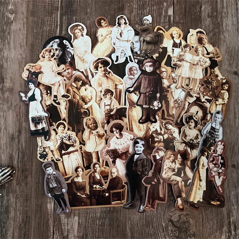

Junk Journal TimHoltz Vintage European Dame Character Photo Thick Card DIY Scrapbooking Collage Gift Decor