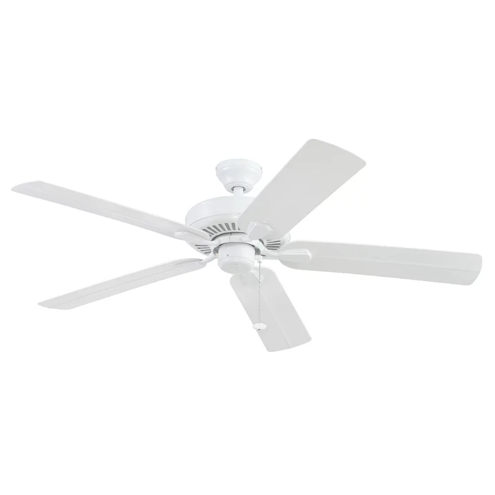 

Better Homes & Gardens 52" White Outdoor Ceiling Fan, Wet Rated, 5-Blade