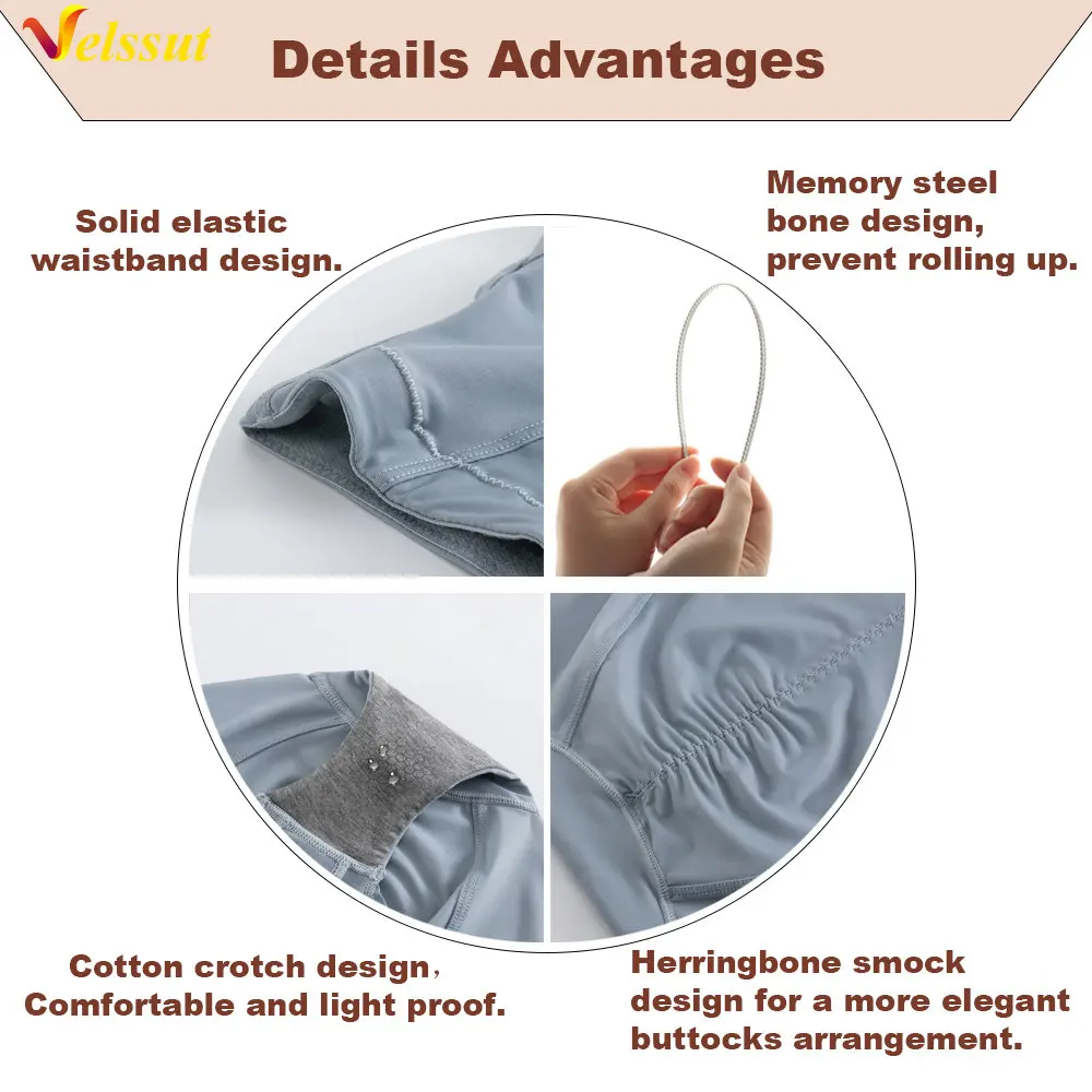 Velssut Shapewear for Women Tummy Control Panties Seamless Flat Belly Thong Slimming Body Shaper High Waist Panty Under Dress