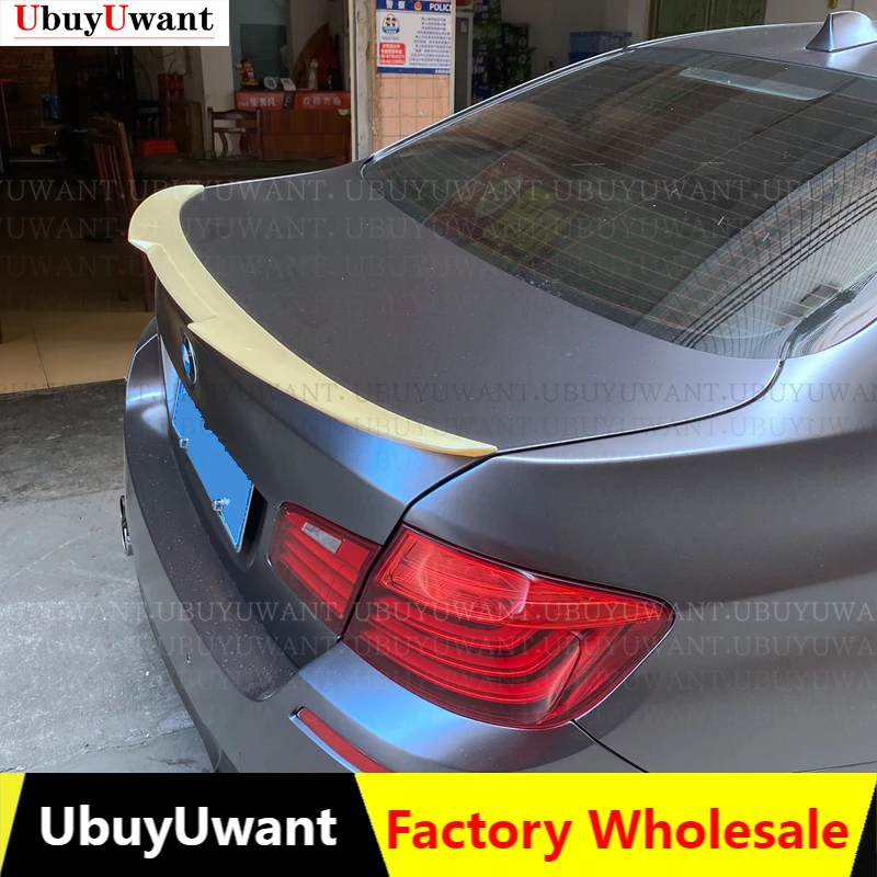 

For BMW 5 Series F10 F18 Spoiler 2010-2017 Year ABS Material Carbon Fiber Look Rear Wing M4/P Style Sport Accessories Body Kit