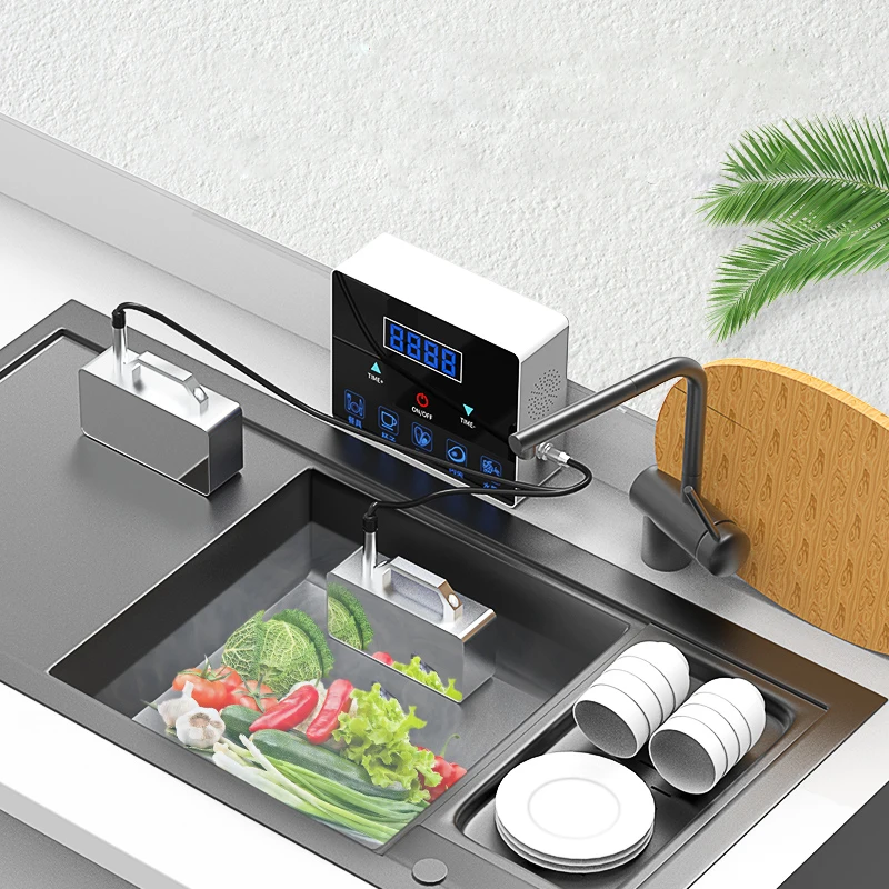 

110V/220V Portable Mini Ultrasonic Dishwasher Tabletop for Home Installation-Free Fruit Vegetable Sink Dishwashing Machine