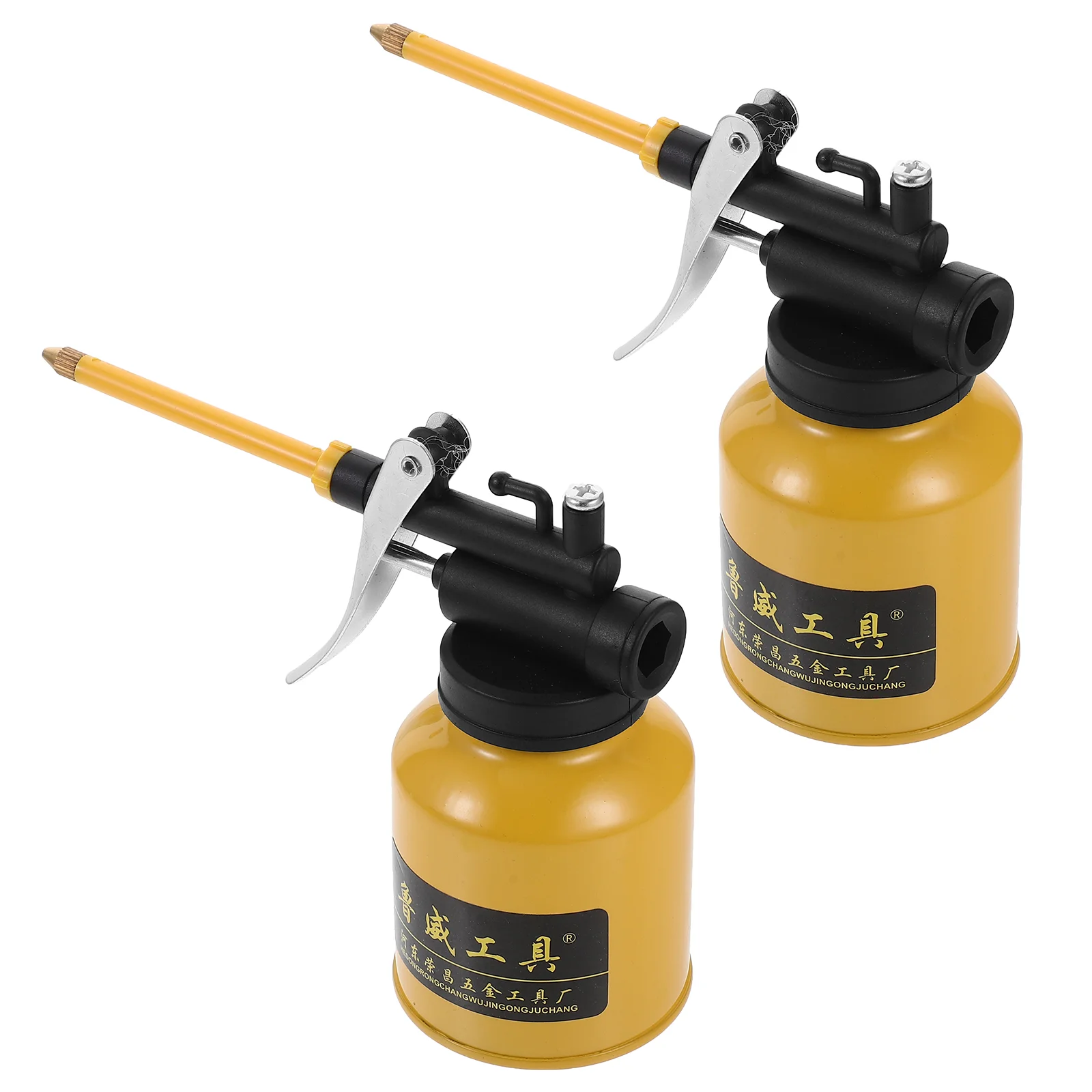 

2 Pcs Oil Pot Spout Aluminium Oiler Pump Can Tool High Pressure Bottle Aluminum Alloy Spray