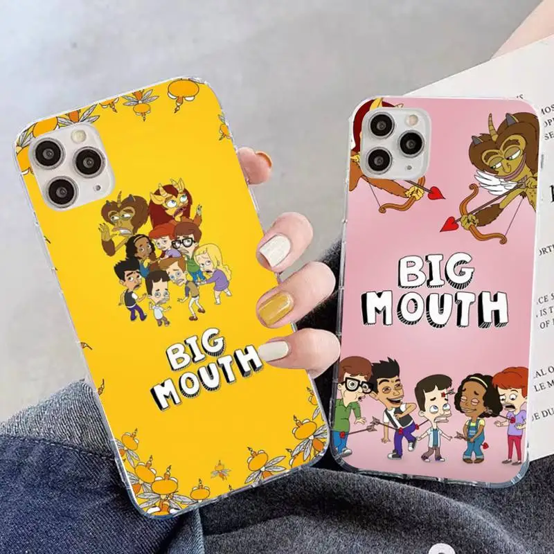 

Big Mouth Phone Case for iPhone 11 12 13 Mini Pro Max 8 7 6 6S Plus X 5 SE 2020 XR XS Case shell