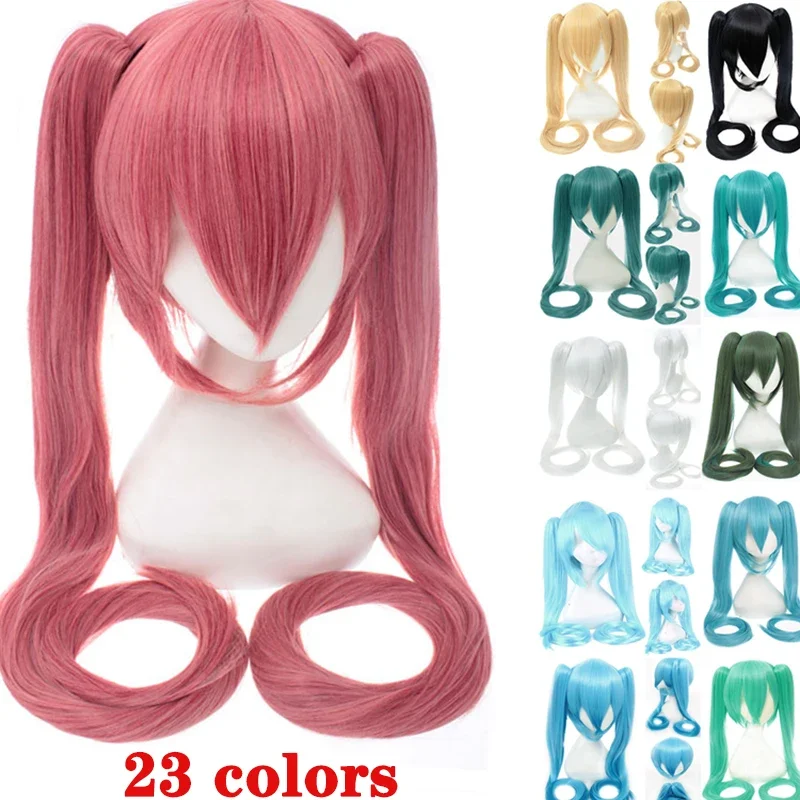 Новинка 2022 парик для косплея аниме розовые синие фиолетовые черные длинные