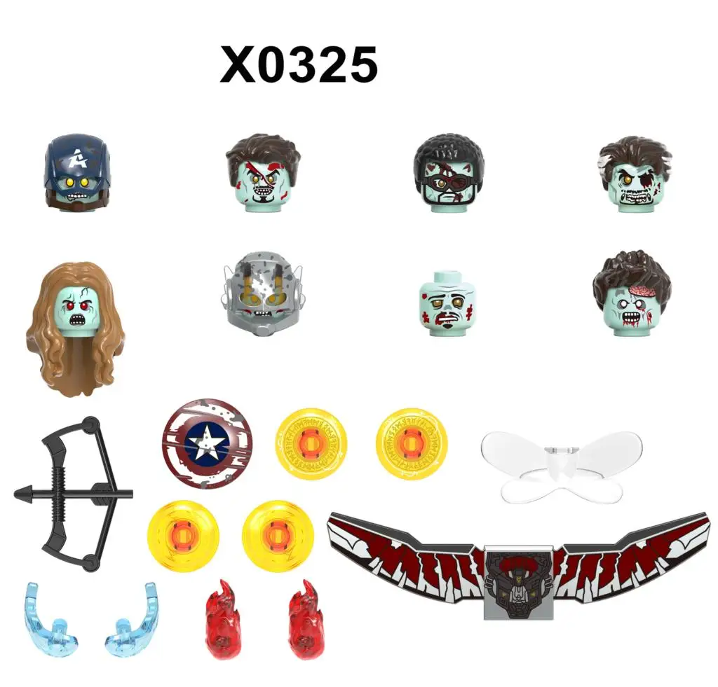 

Single Action Figures accessories Building Blocks toys for children Series-064 X0325
