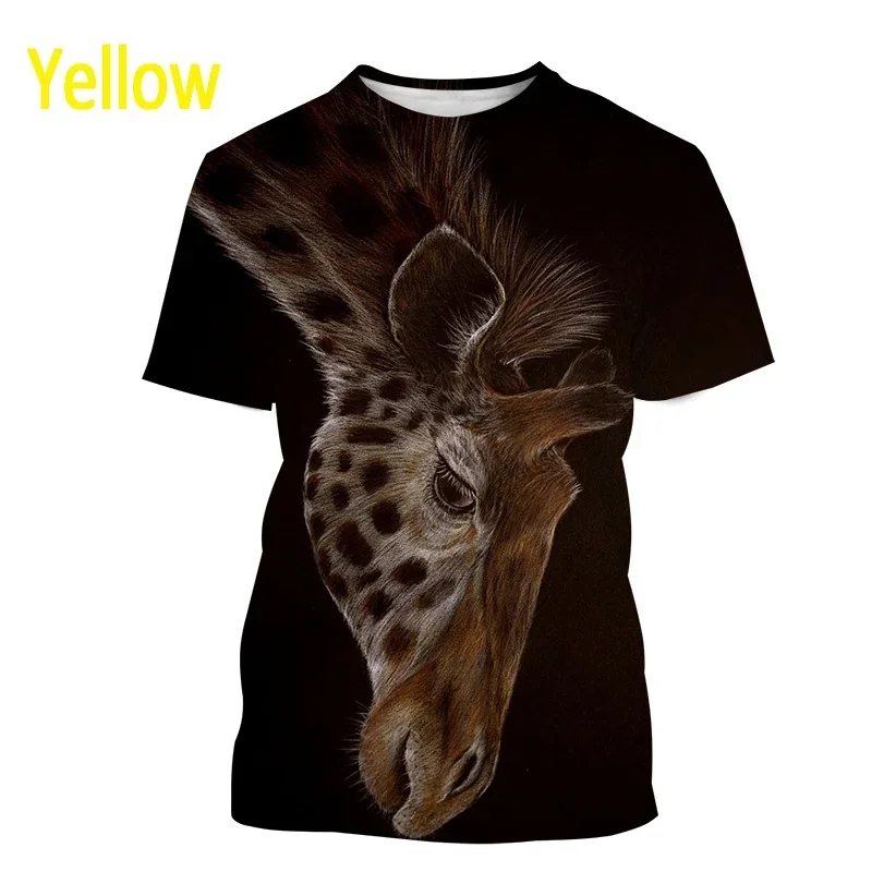Рисунок 6 - Летняя мужская футболка с 3D принтом жирафа