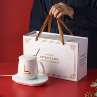 coffee mugs cup usb coaster warmer pad constant temperature heating electric mug mat set milk tea water home office gift