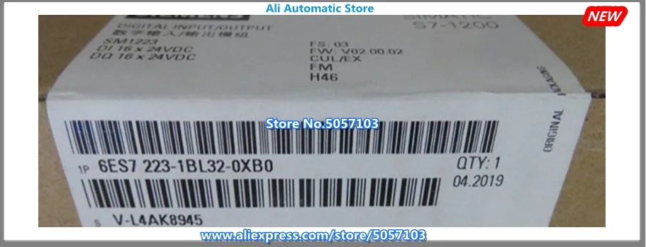 SM1223 6ES7223-0BD30-0XB0 6ES7223-3BD30-0XB0 6ES7223-1PH32-0XB0 6ES7223-1BH32-0XB0 6ES7223-1BL32-0XB0 6ES7223-1PL32-0XB0 Новый ПЛК