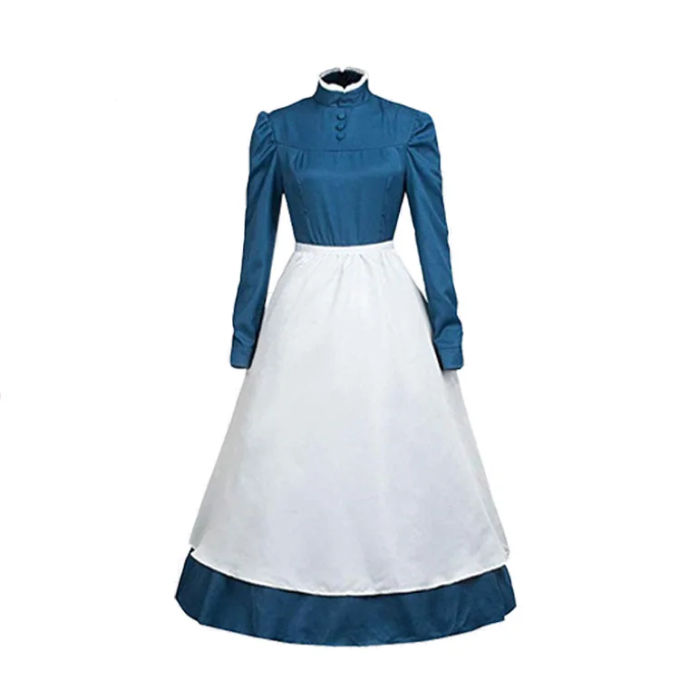

Japan Anime Movies Howl's Moving Castle Cosplay Sophie Maid Dress