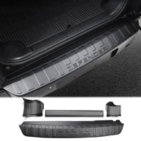 car trunk door sill plate extended rear bumper cover guard protector for 2020 land rover defender