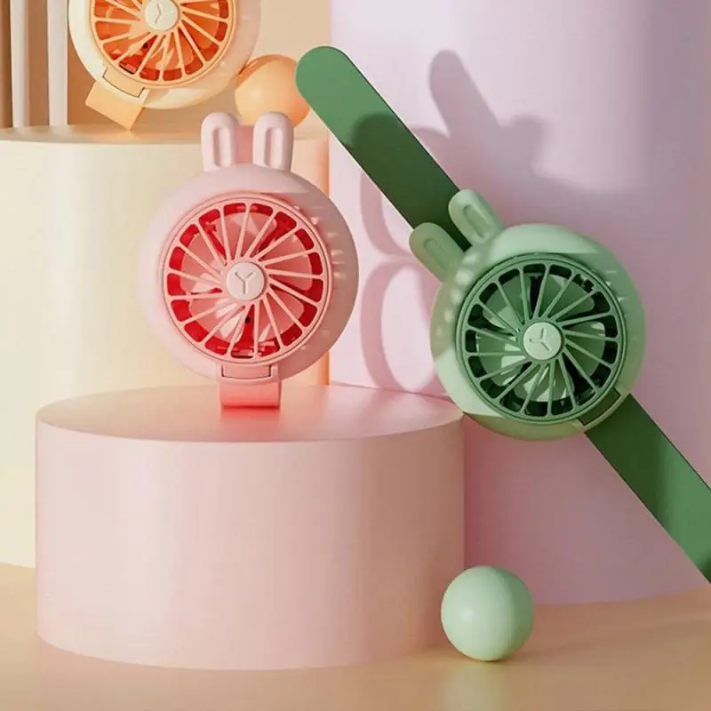 

Adjustable Angle Wrist Strap Toy Endurance With Colorful Lighting Air Conditioner Third Gear Wind Speed Air Cooler Cooling Fans