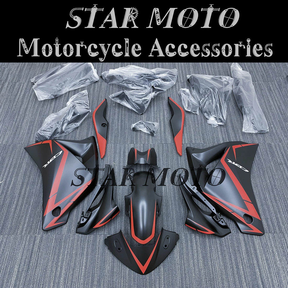 

Подходит для CBR250R 2011-2015 MC41 Корпус мотоцикла обтекатель спойлер корпус ABS литьё под давлением REPSOL